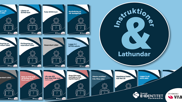 Nu finns instruktioner och lathundar lättöverskådligt för dig som behöver komma igång snabbt och enkelt