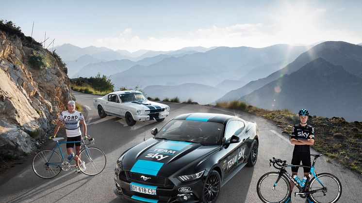 Allez les Bleus – vagyis hajrá, kékek! Akárcsak Le Mans-ban, a Ford a Tour de France-on is győzelemre tör, 50 évvel visszaforgatva az idő kerekét