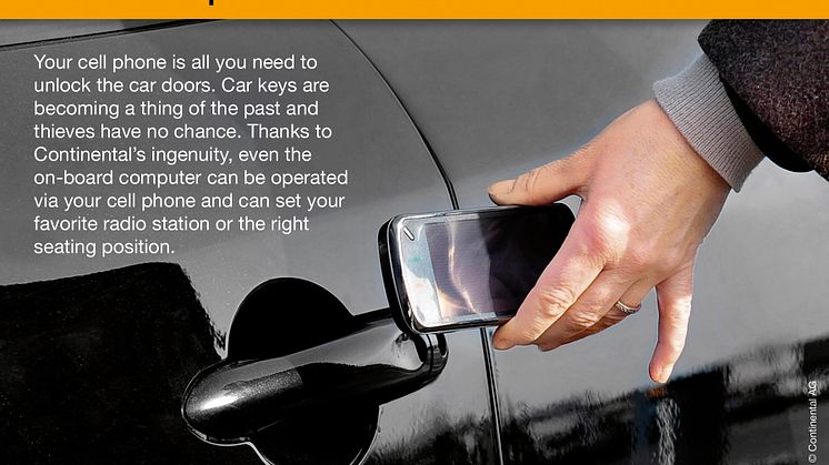 Smarttelefonen din får "nøkkelrolle" i bilen!