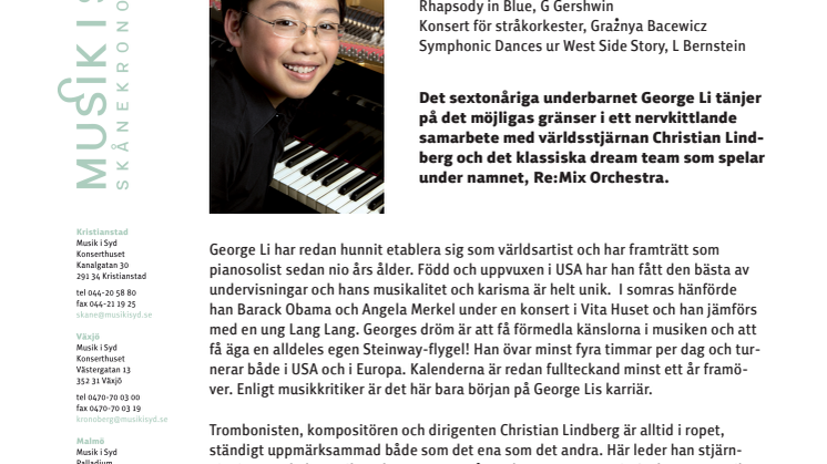 Det nya klassiska soundet med en ung, lysande stjärnpianist!