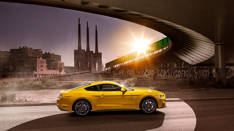 Nye Ford Mustang lanseres for første gang i Europa i 2015