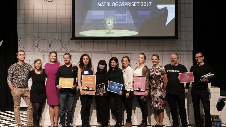 Vinnarna i Matbloggspriset 2017