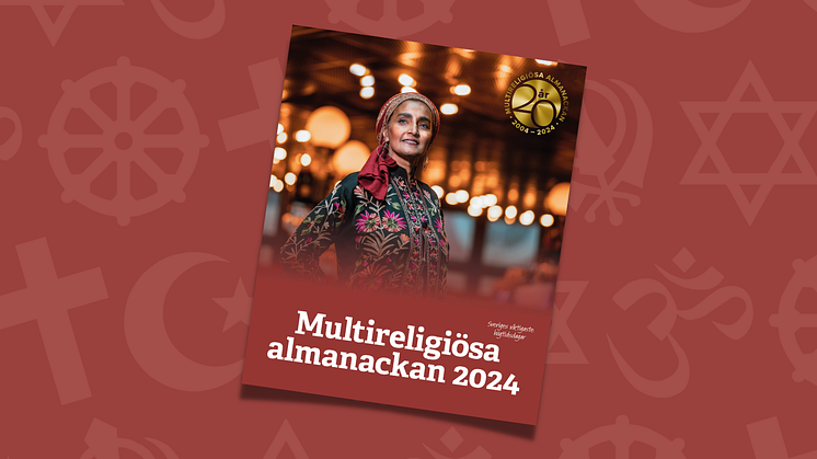 Multireligiösa almanackan 2024 beskriver fler än 120 högtider från sex religioner, när de infaller och varför de firas. Midsommar, jul och påsk finns med, sida vid sida med Buddhadagen, chanukka och eid.