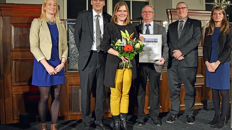 Den zweiten Platz in der Kategorie Unternehmen erhielt das Paulinum - Aula und Universitätskirche St. Pauli. Den Preis nahm Dr. Madlen Mammen, Leiterin der Stabsstelle Unternehmenskommunikation, entgegen