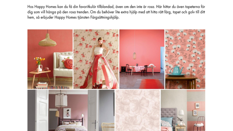 Fortsatt trendigt att inreda med rosa nyanser i hemmet