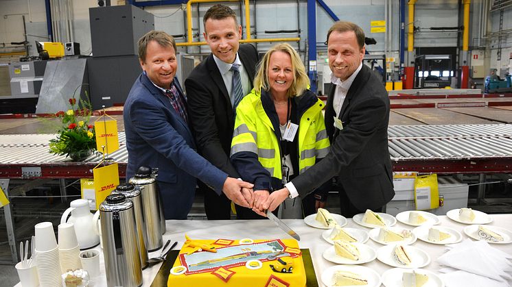 Representanter för DHL Express, Swedavia och Veidekke