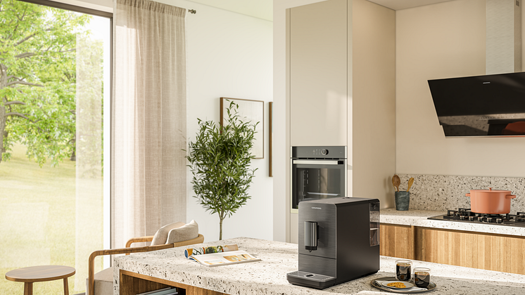 Med Grundig Espresso Maskin KVA 4830 krävs endast ett knapptryck för att få en färsk kopp kaffe