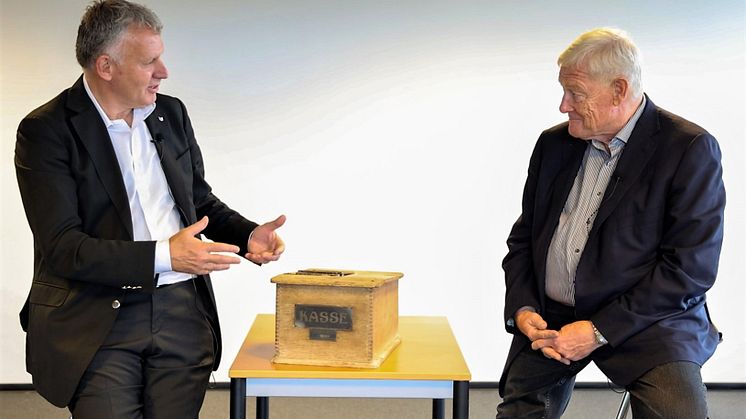 Administrerende Direktør for Canon Danmark, Kim Nielsen og IT-investorer, Lars Bruhn