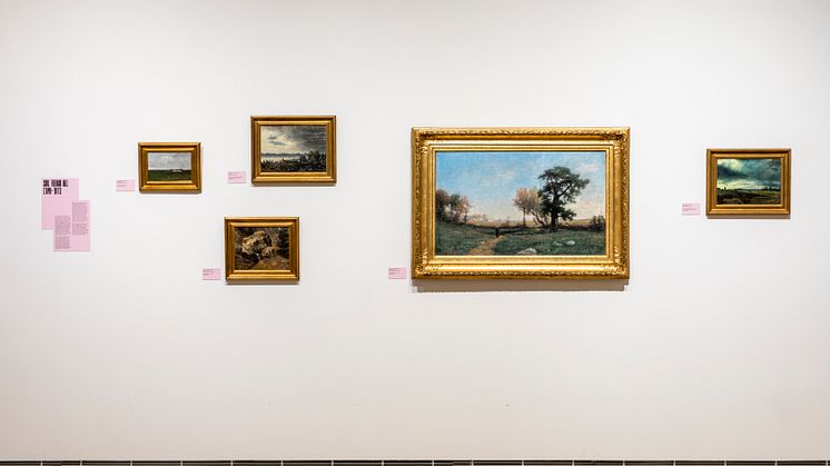 Installationsvy Carl Fredrik Hill, Malmö Konstmuseum 