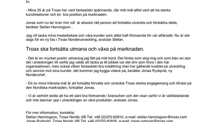 Jonas Rydqvist blir ny Nordenchef