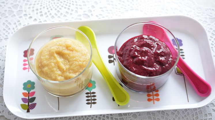 Barnen i studien fick mat från hemlagade smakportioner på nordiska bär, frukter, rotfrukter och grönsaker. Foto: Dietistgastronomen Ulrica AB