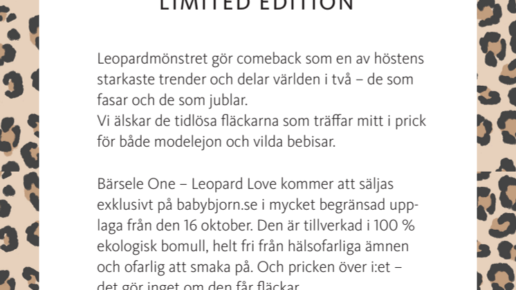 ​LEOPARD LOVE - LIMITED EDITION