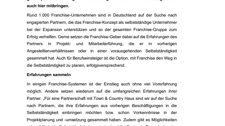 Franchise als Berufseinstieg – Erster Job: Selbstständigkeit?