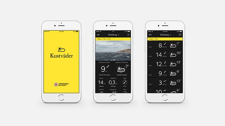 Bli sjöklar med nya Kustväderappen