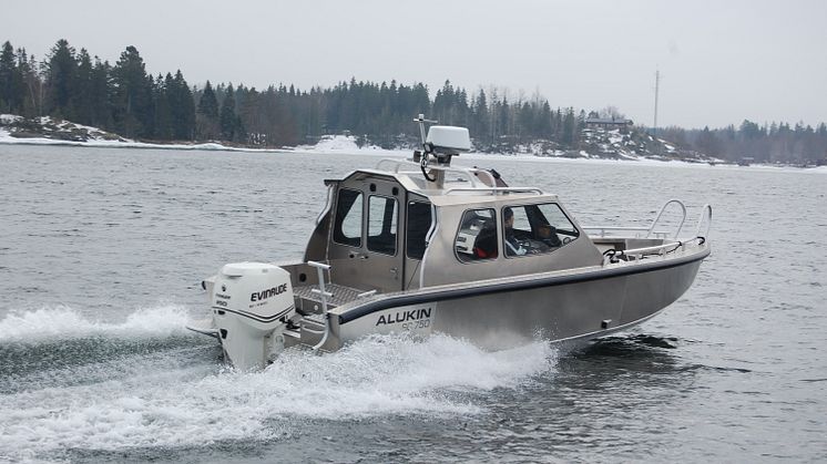Lowrance och Sportmanship Marin huvudleverantör till svenska ALUKIN aluminiumbåtar. 