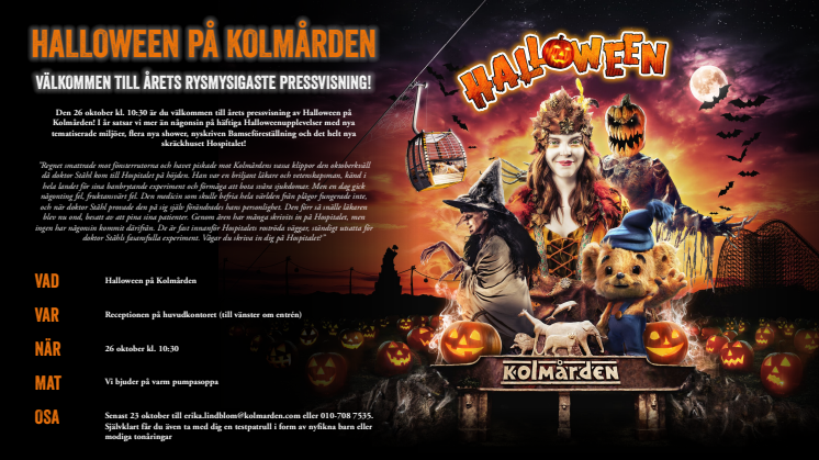 Välkommen till årets rysmysigaste pressvisning!