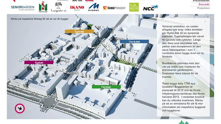 webbplats bostäder för Hyllie allé