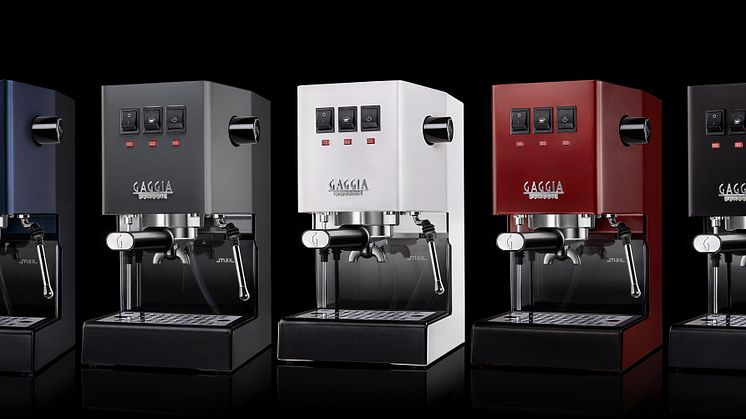 Gaggia Classic Pro Color är en effektiv hemmamaskin för espresso som dessutom ser bra ut på köksbänken