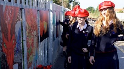 ​East Worthing station gets arty