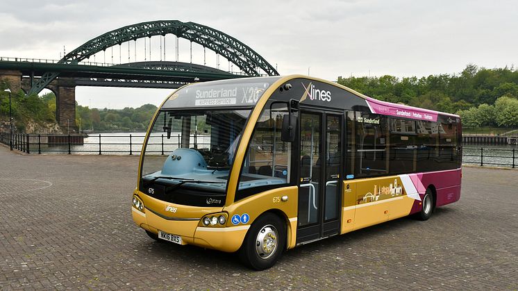 The dawn of a new era for express bus service between Durham and Sunderland