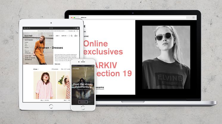 Panagora lanserar ny responsiv e-handel med fokus på inspirerande innehåll för Elvine
