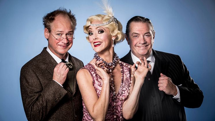 Superduon Robert Gustafsson och Allan Svensson i huvudrollerna i ”Charmörer på vift” på Krusenstiernska teatern sommaren 2014!