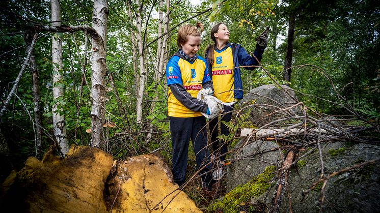 1 146 säckar med skräp lämnade våra närmiljöer i början av september, av idrottsungdomar som städade på initiativ av Städa Sverige och Bauhaus.