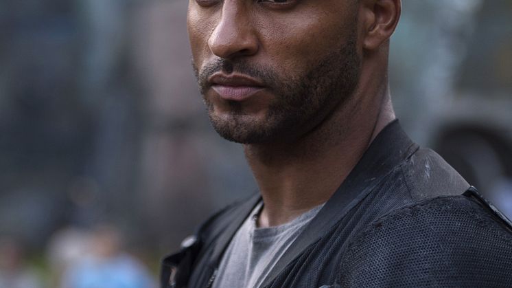 Ricky Whittle som spelar groundern "Lincoln" i The 100 gästar Comic Con Stockholm i november.