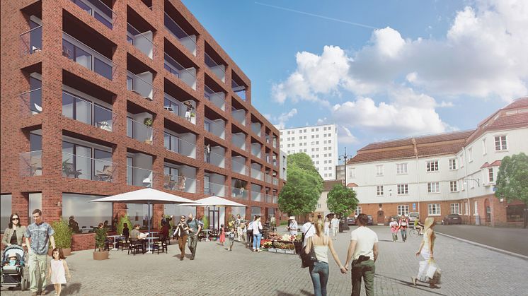 Holländareplatsen, Gamlestaden