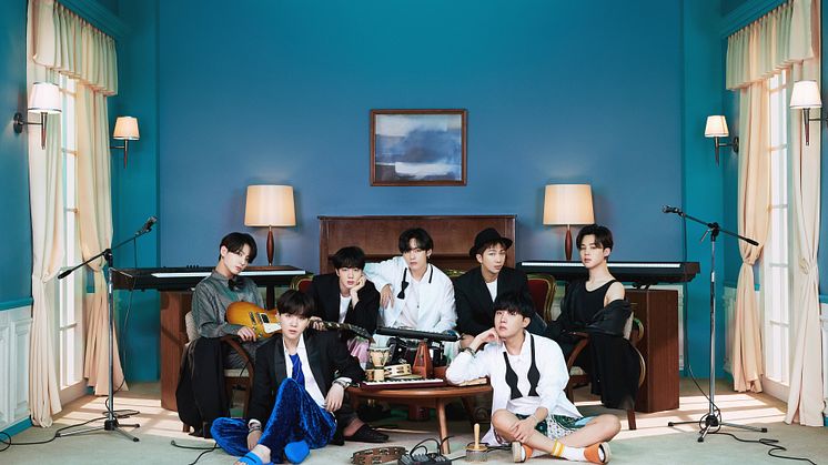 Koreanske BTS har solgt mest musikk på verdensbasis i 2020. Foto: Big Hit Entertainment