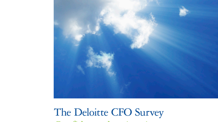 Deloitte CFO Survey Fall 2011 