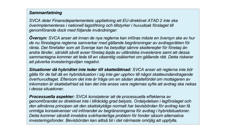 Promemorian Genomförande av regler i EU:s direktiv mot skatteundandraganden för att neutralisera effekterna av hybrida missmatchningar