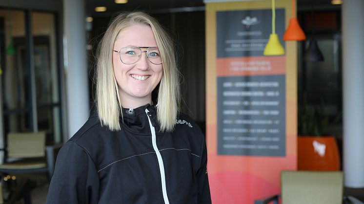 Moa Rintakoski arbetar på produktavdelningen på InExchange som UX-designer.