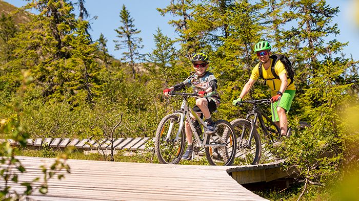 Heisbasert sykling er populært i Trysil, og nå blir det flere av dem i Trysil. Foto: Fredrik Otterstad