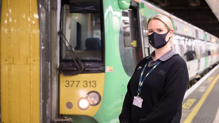 Paige Lunn is one of GTR's newly qualified train drivers