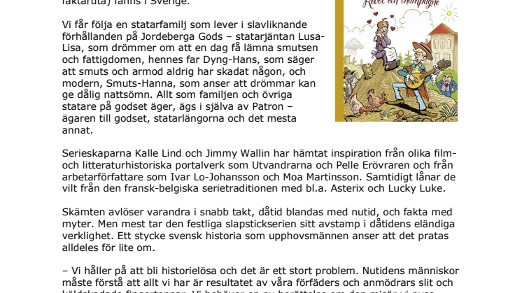 ”På spåret”-profil gör humorserie om mörkt kapitel i svensk historia