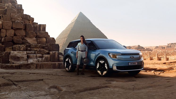 Lexie Alford og den nye helelektriske Ford Explorer