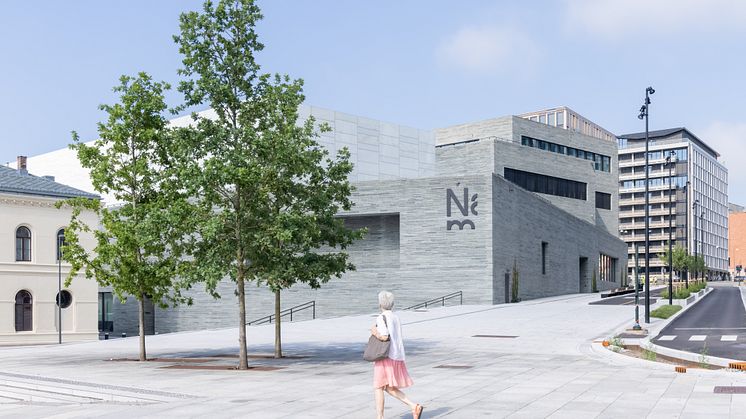 Det nye Nasjonalmuseet ligger sentralt i Oslo, og inneholder hele Norges samling av kunst, kunsthåndverk, arkitektur og design. Lørdag 11. juni åpner dørene for publikum. (Foto: Iwan Baan)