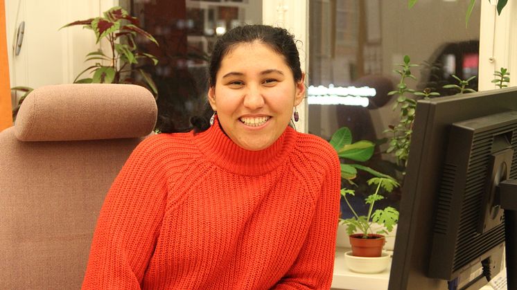 Nasrin Ebrahimi, en av de intervjuade nyanlända tjejerna i rapporten.