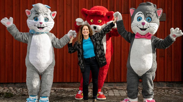Pressbild 2_Sara Sommerfeld och Pelle Svanslös, Maja Gräddnos och Måns.jpg