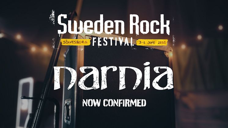 Narnia är klara för 2020 års upplaga av Sweden Rock Festival!