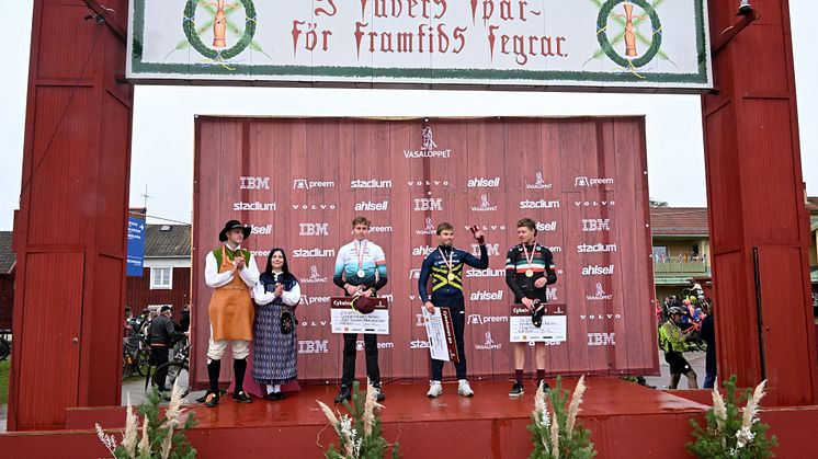 Cykelvasan 90 2023 Prize Ceremony podium men (2)