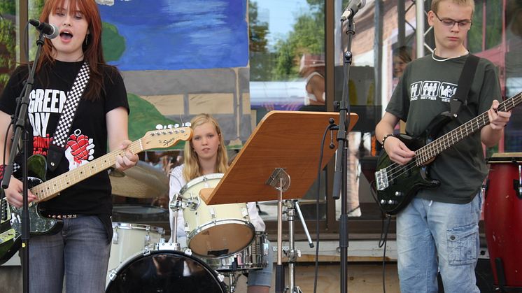 Musikgruppen på Kulturlägret