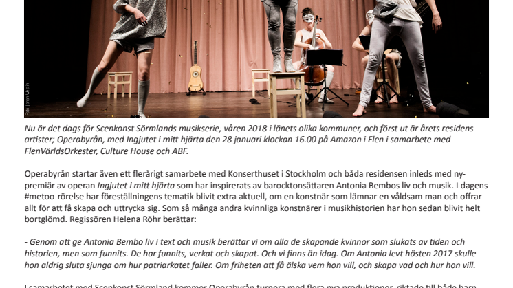 Scenkonst Sörmland startar vårens musikserie med en opera
