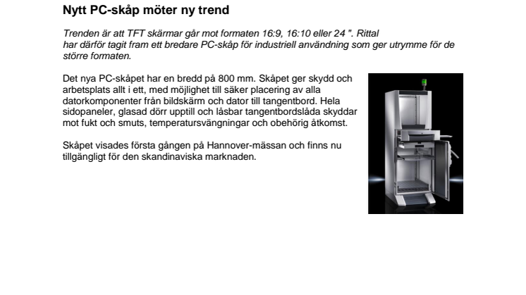 Nytt PC-skåp möter ny trend
