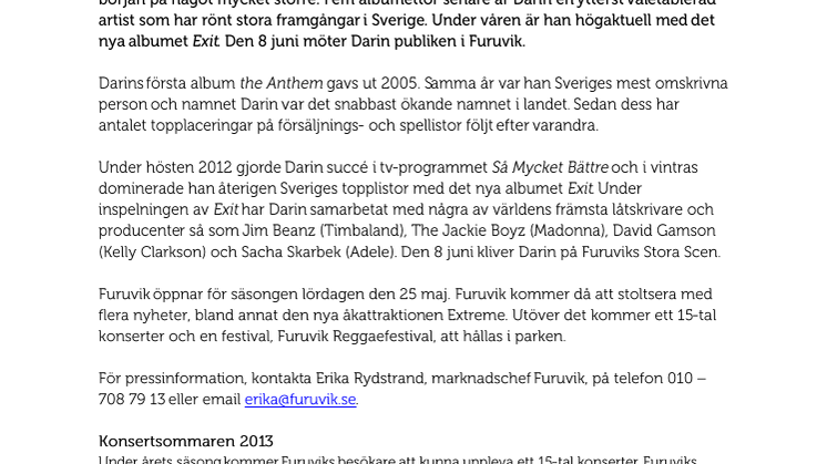 Darin till Furuvik den 8 juni