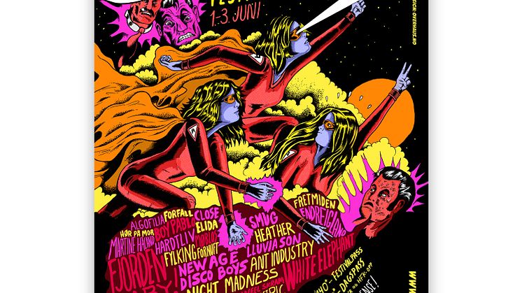 Eggstockfestivalen - Årets plakat 2016