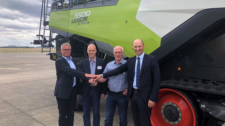 Fra venstre: Michael Husfeldt, Fredrik Bergan, Aage Bergan og Jens Skifter.