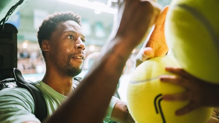 Gaël Monfils en av finalisterna i BNP Paribas Nordic Open. Foto: Alexander Scheuber