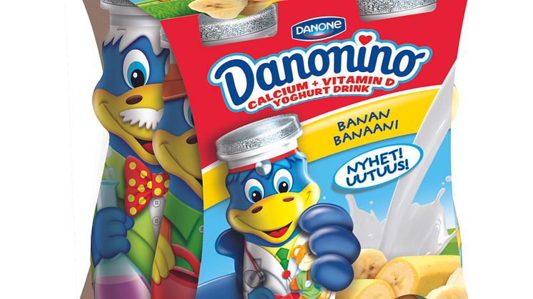 Danonino Drickyoghurt Dino Banan